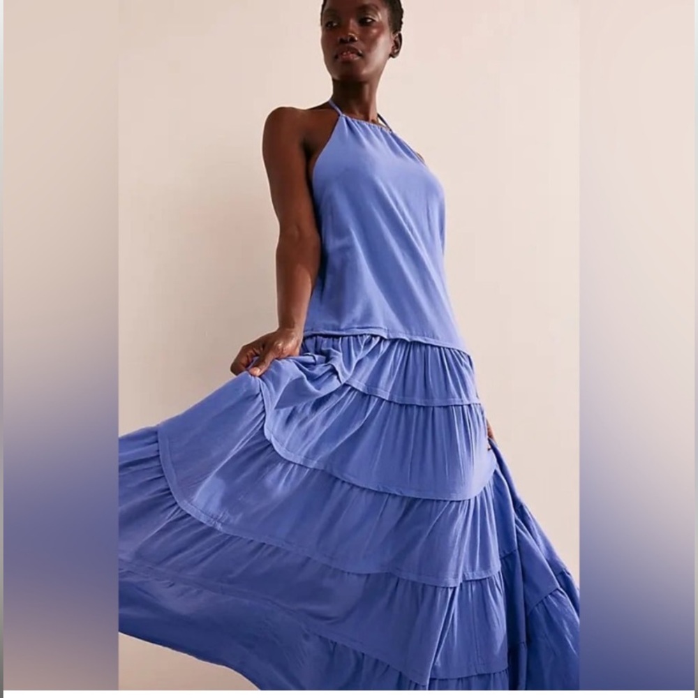 FREE PEOPLE
somewhere Sunny drop-waist maxi